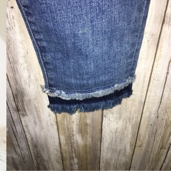Loft Curvy Skinny Double Hem Jeans - Picture 3 of 8